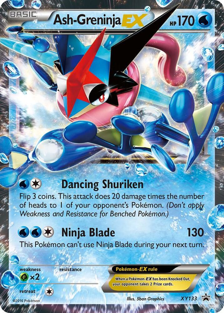 Ash-Greninja EX - XY133 - XY Promos (PR)