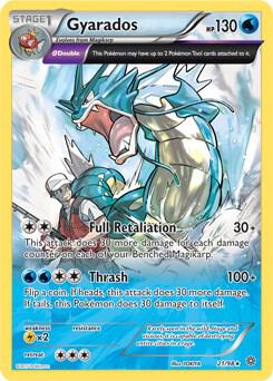 Gyarados - 21/98 - Full Art Holo Rare Reverse Holo