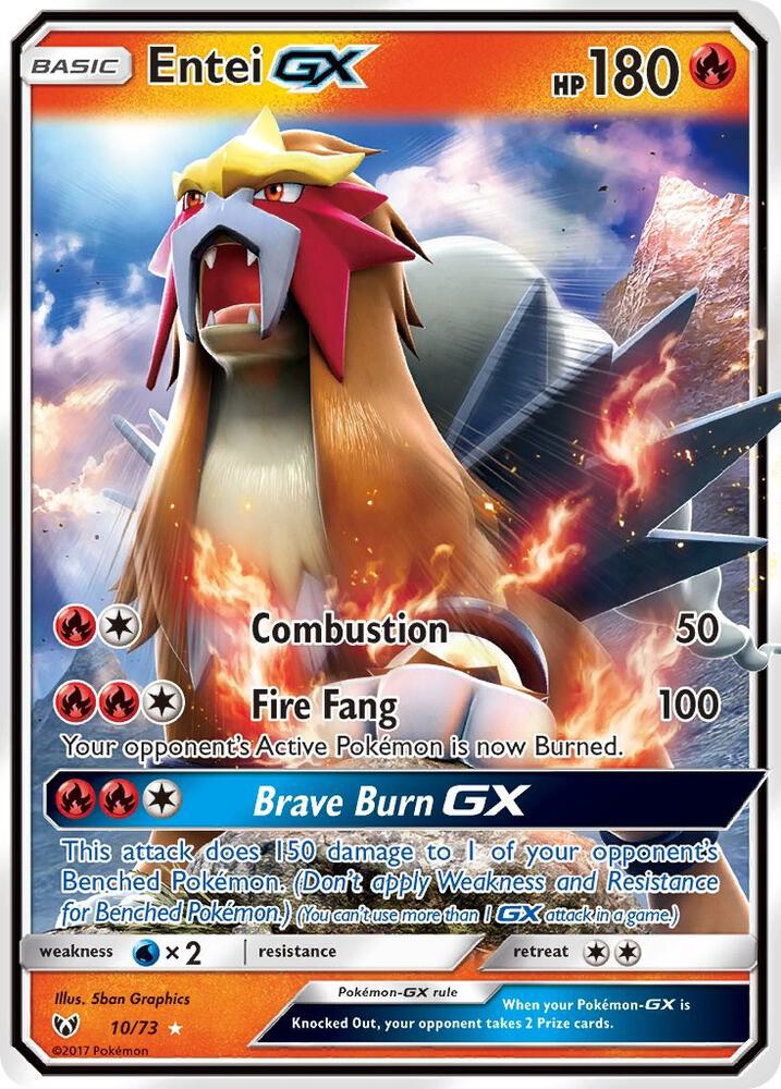 Entei GX - Shining Legends (SHL)