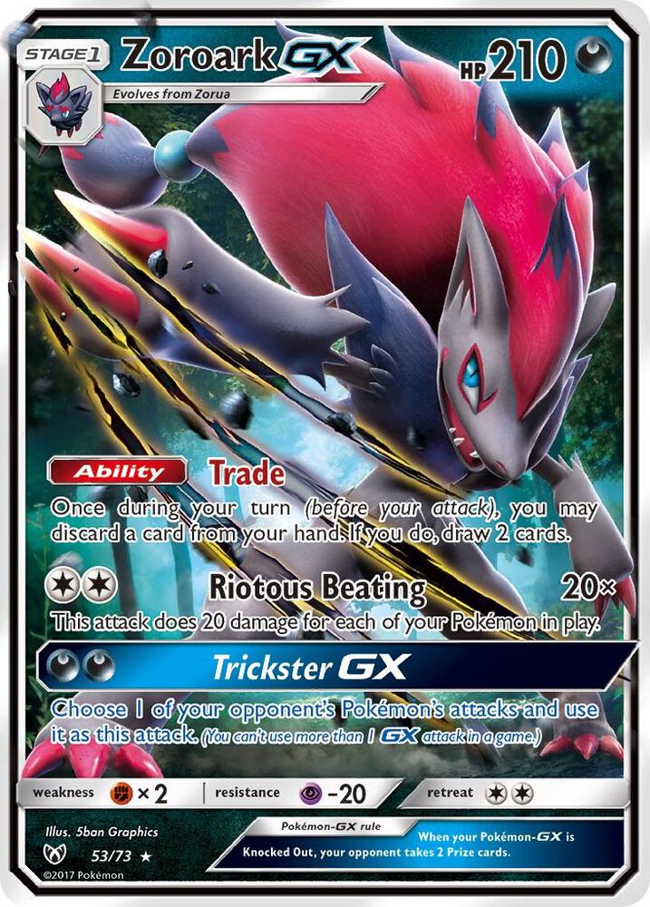Zoroark GX - Shining Legends (SHL)