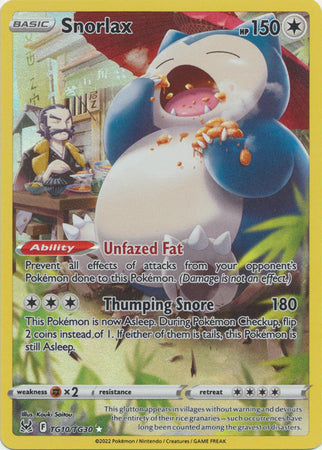 Snorlax - SWSH11: Lost Origin Trainer Gallery