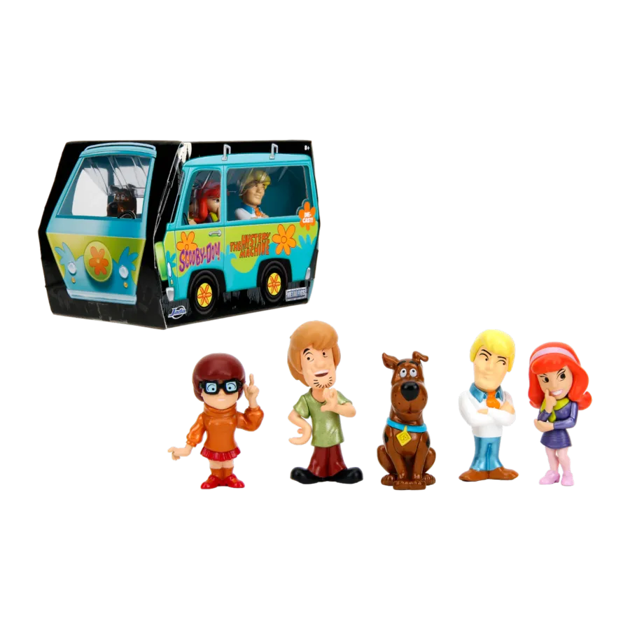 set de figuras coleccionables "Máquina del Misterio" de Scooby-Doo!!