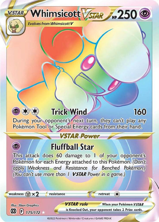 Whimsicott VSTAR (Secret) - SWSH09: Brilliant Stars