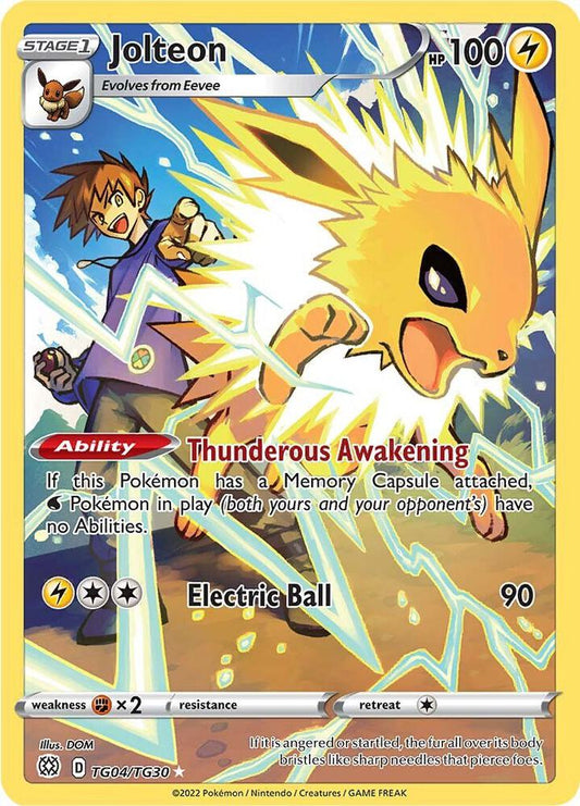 Jolteon - SWSH09: Brilliant Stars Trainer Gallery (SWSH09:TG)espñ