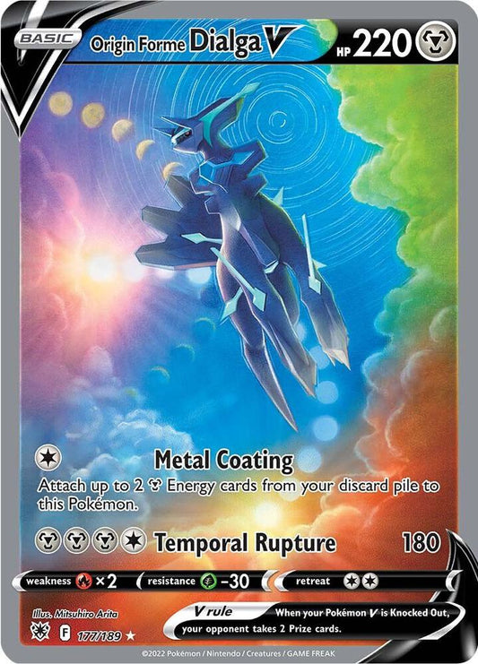 Origin Forme Dialga V (Alternate Full Art) - SWSH10: Astral Radiance (SWSH10)