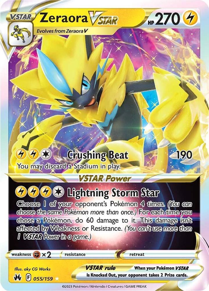 Zeraora VSTAR - Crown Zenith (CRZ)(español)