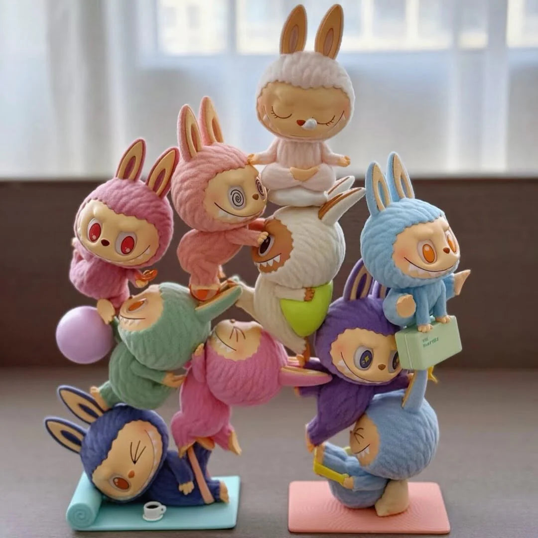 Labubu Lazy Yoga Figura