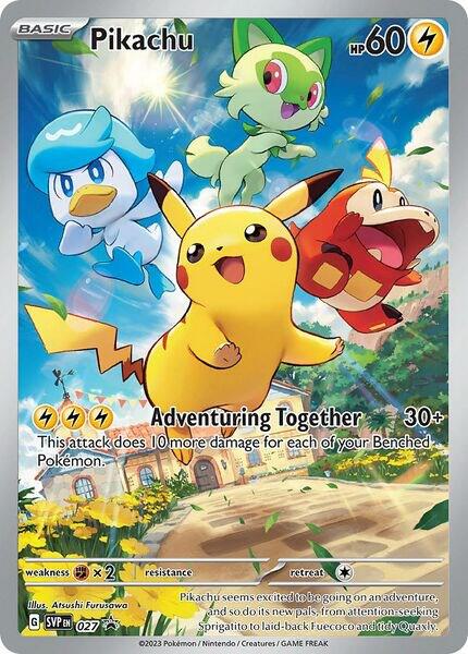 Pikachu - 027 - SV: Scarlet & Violet Promo Cards (SVP).