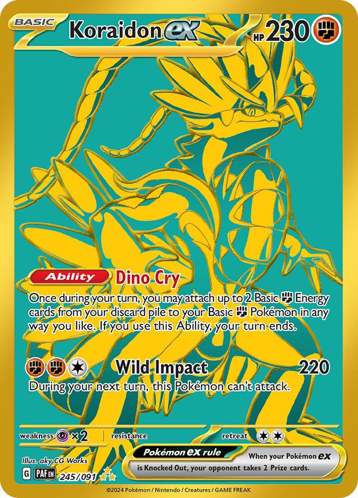 Koraidon ex - SV: Paldean Fates (PAF)(español)