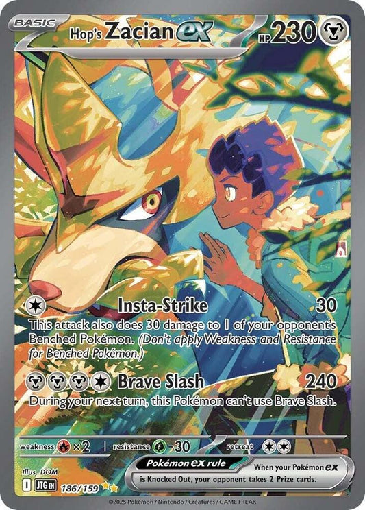 Hop's Zacian ex - 186/159 - SV09: Journey Together españ