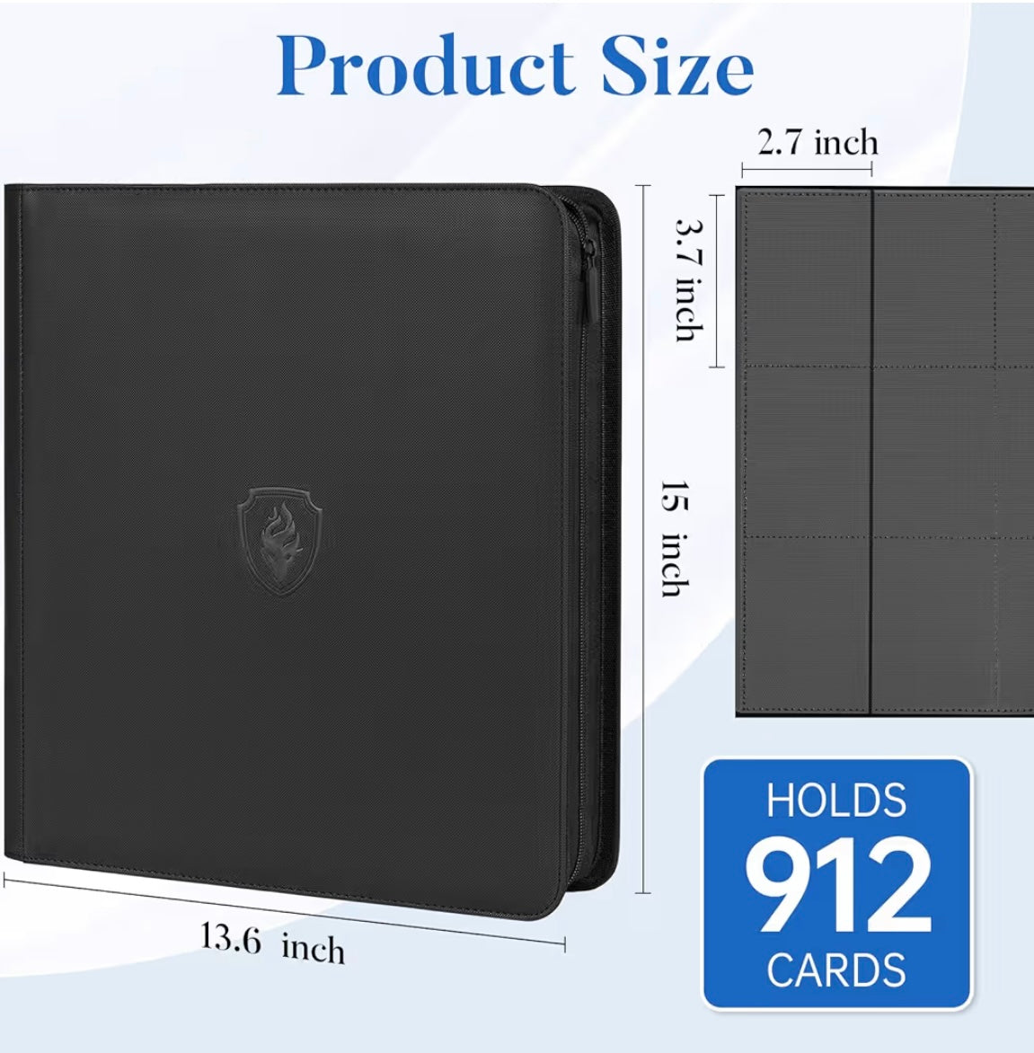 Binder Fabmaker negro 912 cartas