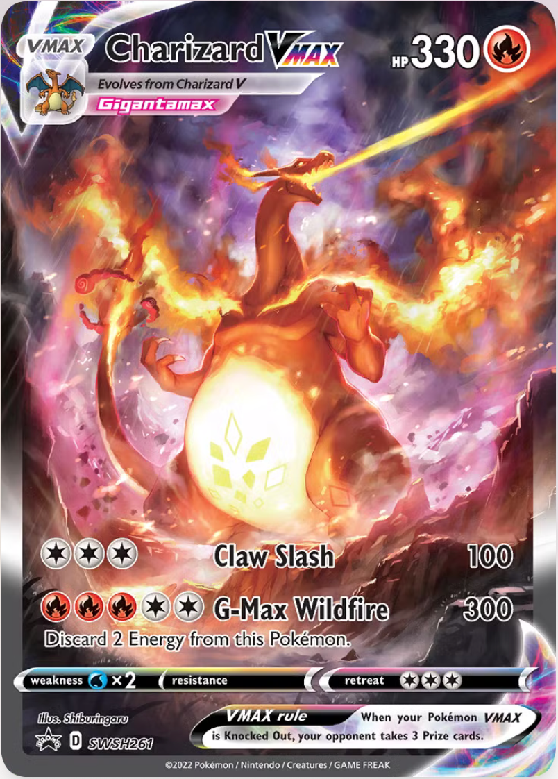 Charizard VMAX - SWSH261 - SWSH: Sword & Shield Promo Cards (SWSD)