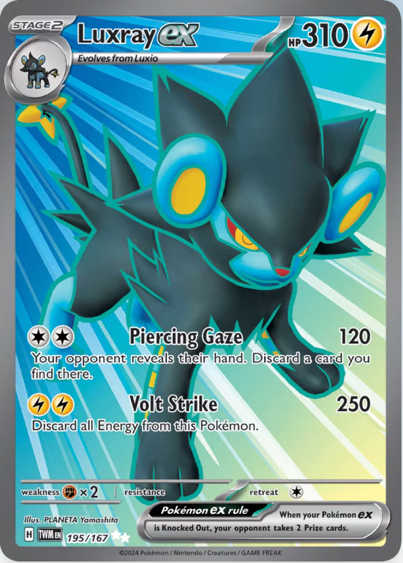 Luxray ex - 195/167 - SV06: Twilight Masquerade (TWM)esp