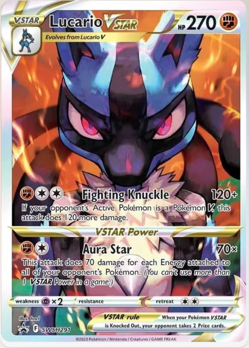 Lucario VSTAR - SWSH291 - SWSH: Sword & Shield Promo Cards (SWSD)