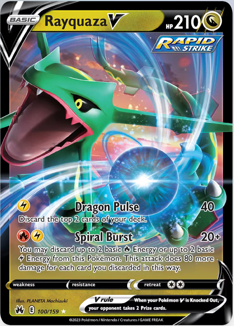 Rayquaza V - Crown Zenith (CRZ)