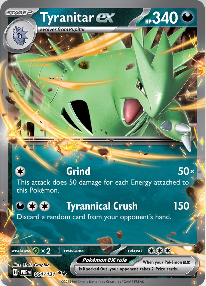 Tyranitar ex - SV: Prismatic Evolutions (PRE)