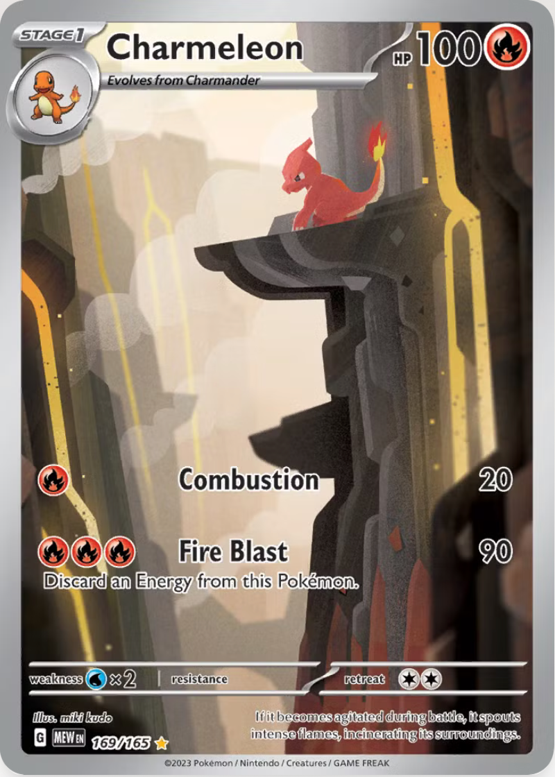 Charmeleon - 169/165 - SV: Scarlet & Violet 151 (MEW)