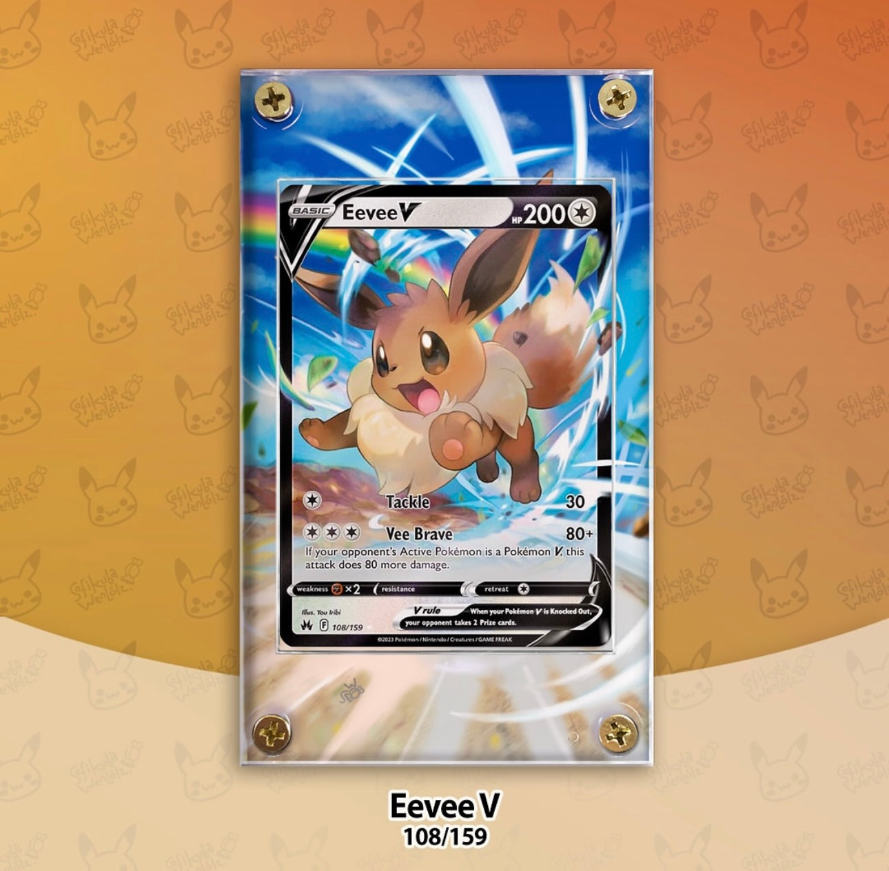 Acrílico + Carta de Eevee V