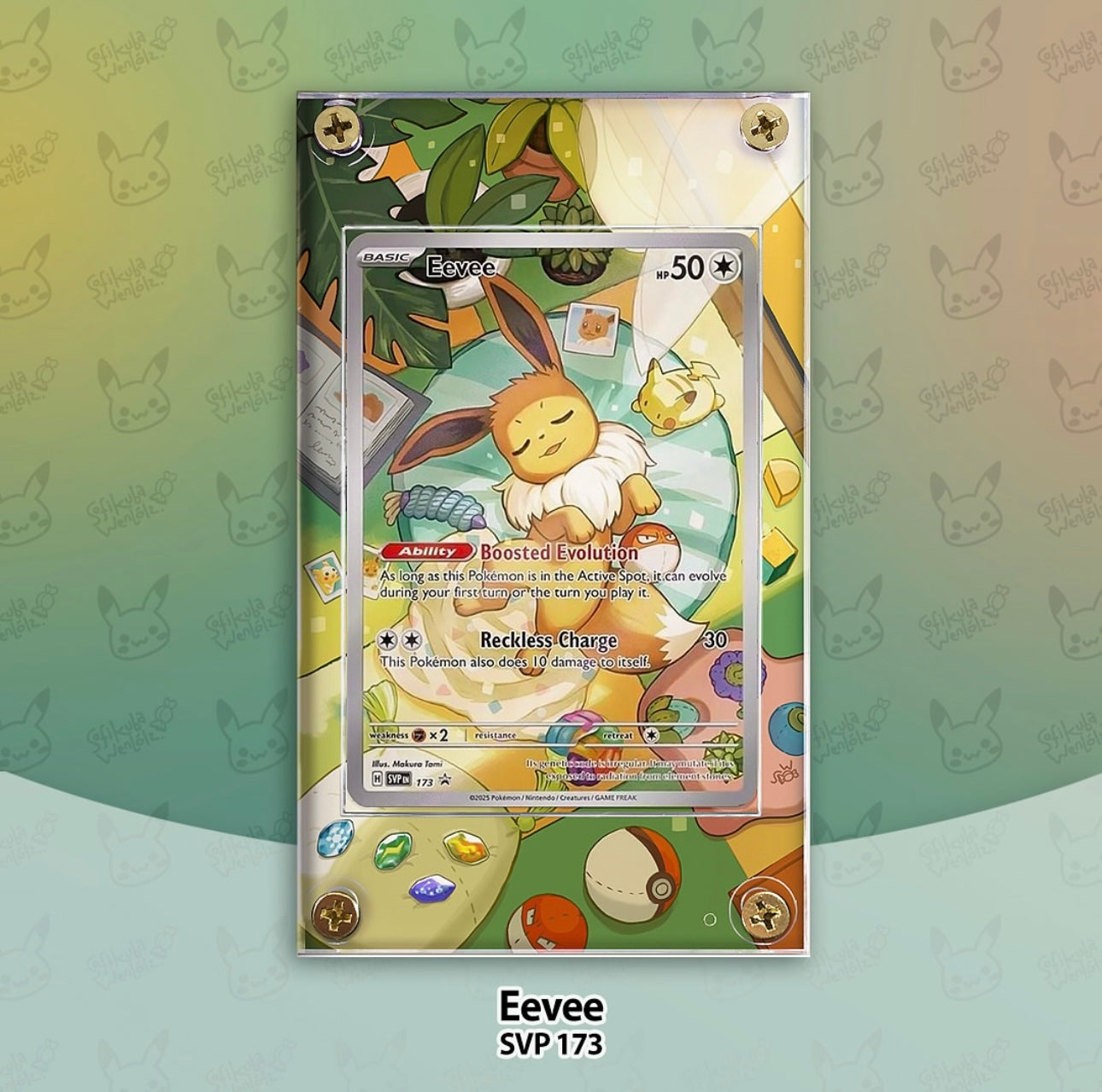 Acrílico + Carta de Eevee