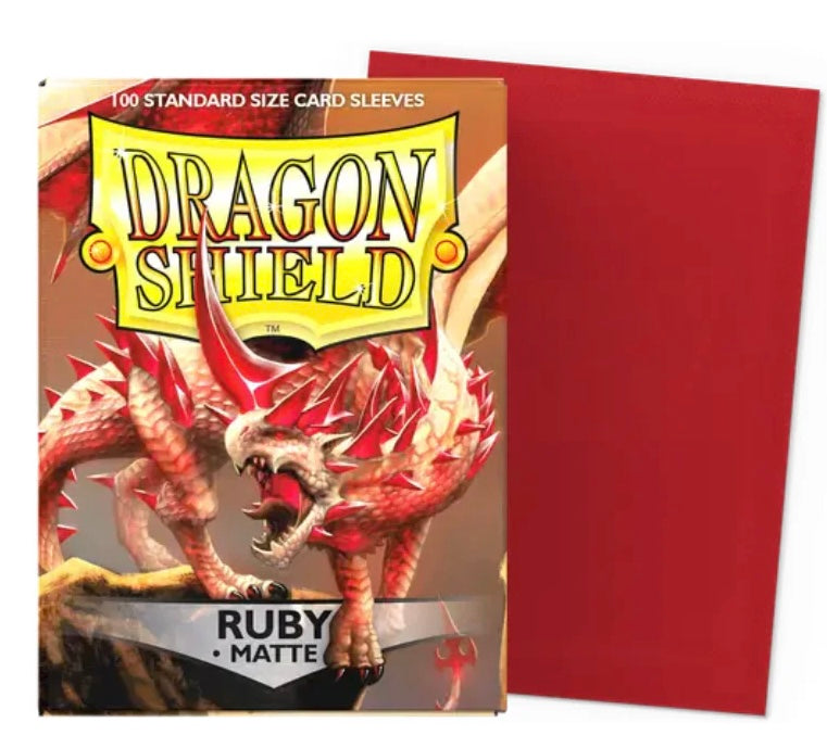 Sleeves Dragon Shield Ruby Matte