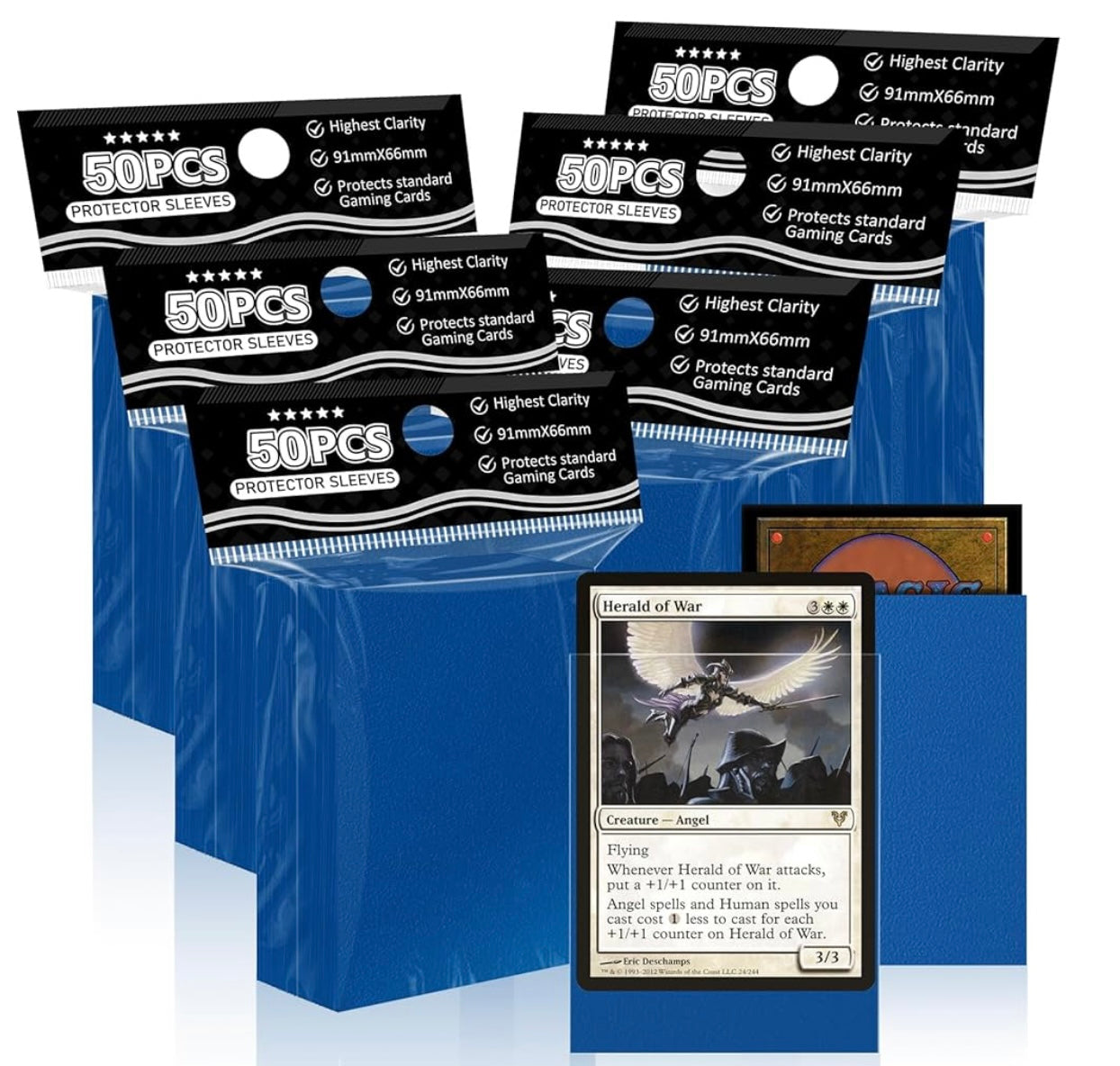 50 Sleeves azules tipo dragón shield