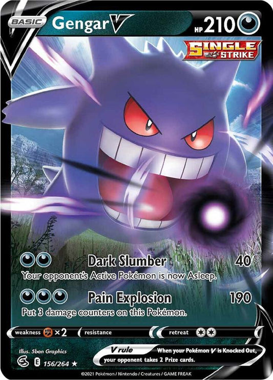 Gengar V - SWSH08: Fusion Strike (SWSH08)spñ