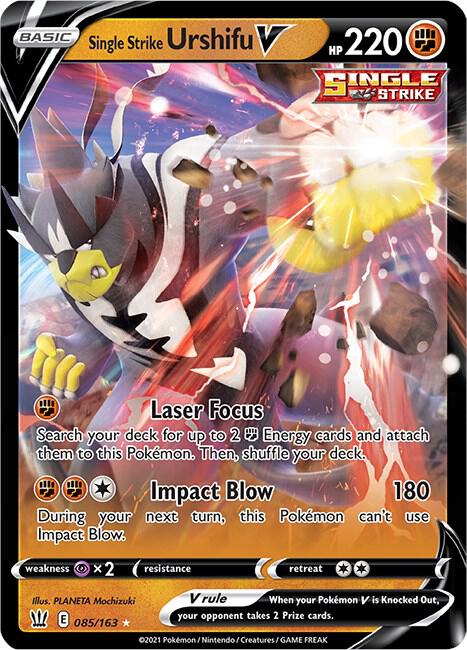 Single Strike Urshifu V - SWSH05: Battle Styles (SWSH05) español