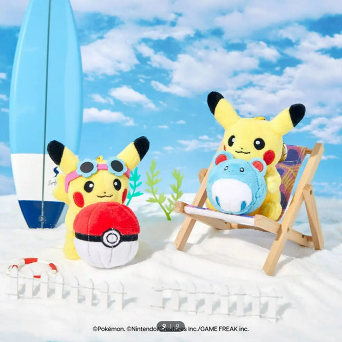Llavero Pikachu con balón de Marill edición exclusiva de con Olive Young
