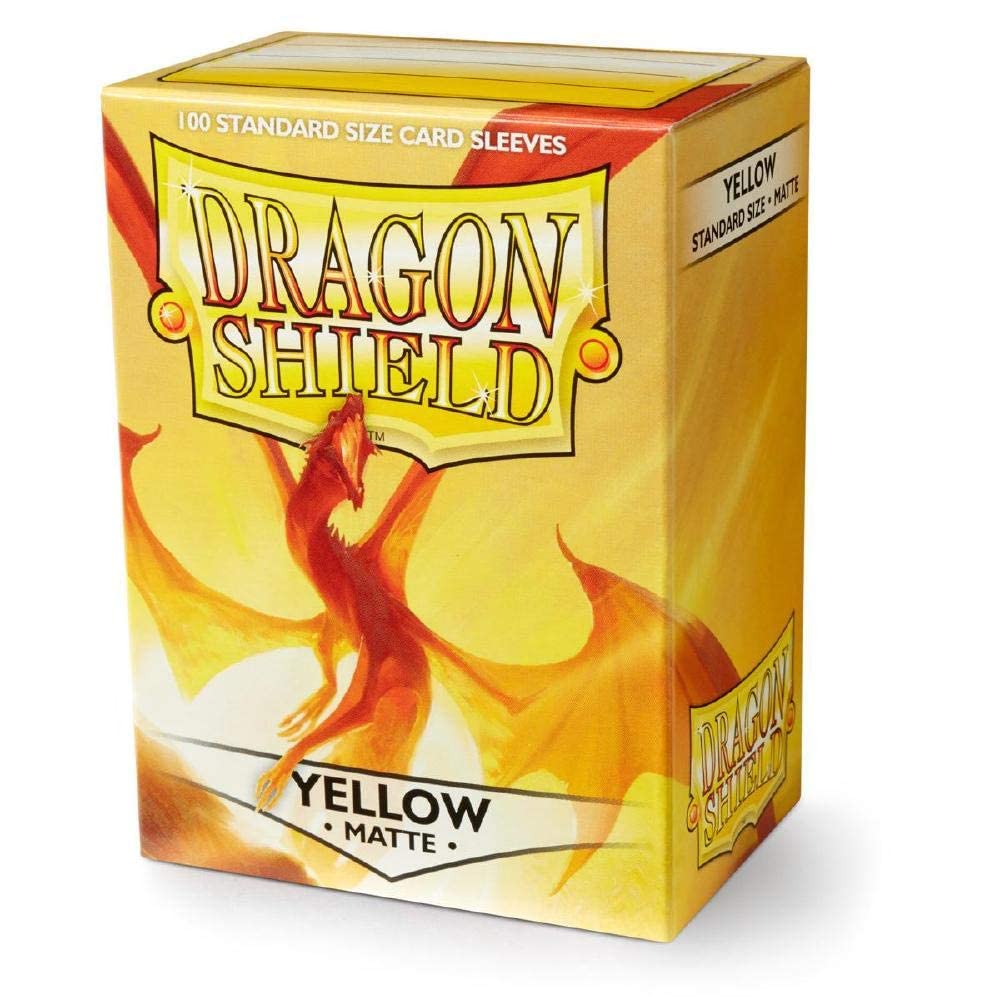Sleeves Dragon Shield Yellow Matte