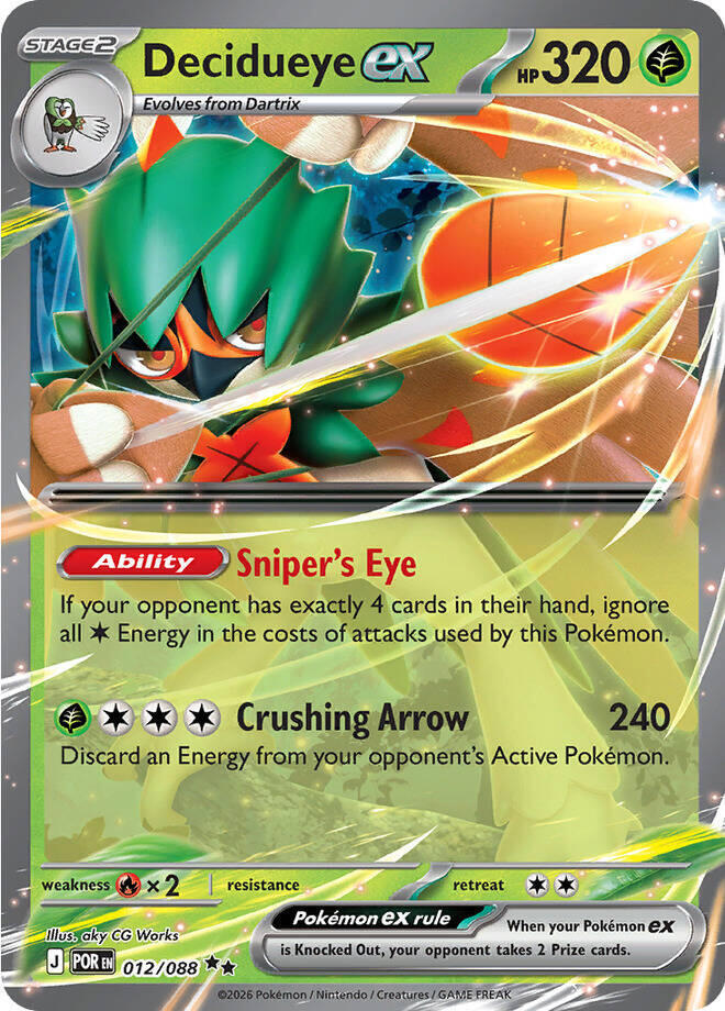 Decidueye ex - 012/088 - ME03: Perfect Order (ME03)