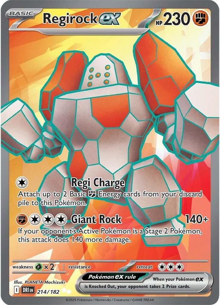 Regirock ex Destined Rivals