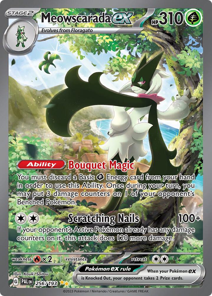 Meowscarada ex - 256/193 - SV02: Paldea Evolved (PAL)(español)