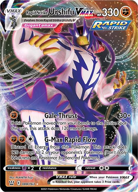 Rapid Strike Urshifu VMAX - SWSH05: Battle Styles (SWSH05)