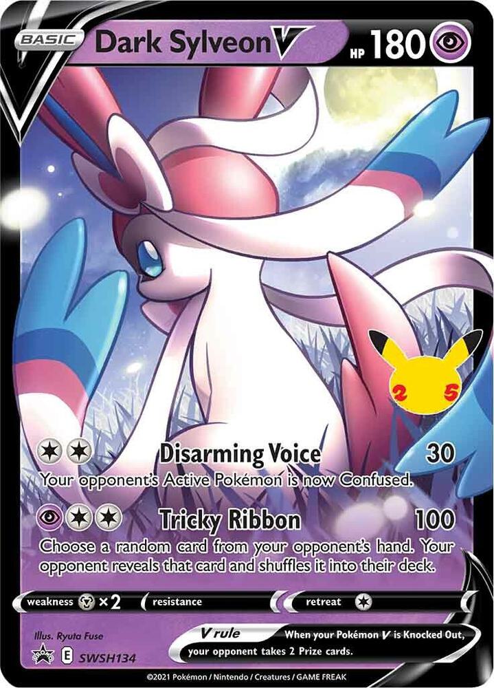 Dark Sylveon V - SWSH134 - SWSH: Sword & Shield Promo Cards (SWSD)español
