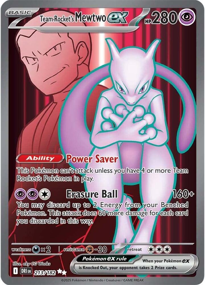 Team rocket's Mewtwo ex Destined rivals
