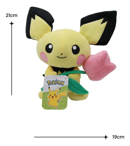 Peluche Pichu de la colección Pokémon Spring Pokemon Jazwares