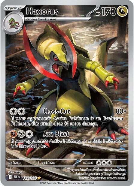 Haxorus - 147/086 - SV: Black Bolt (BLK)