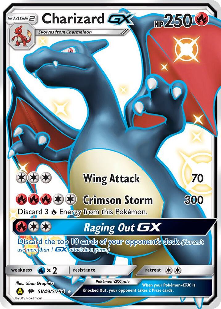 Charizard GX - Hidden Fates: Shiny Vault (HIF:SV)lp