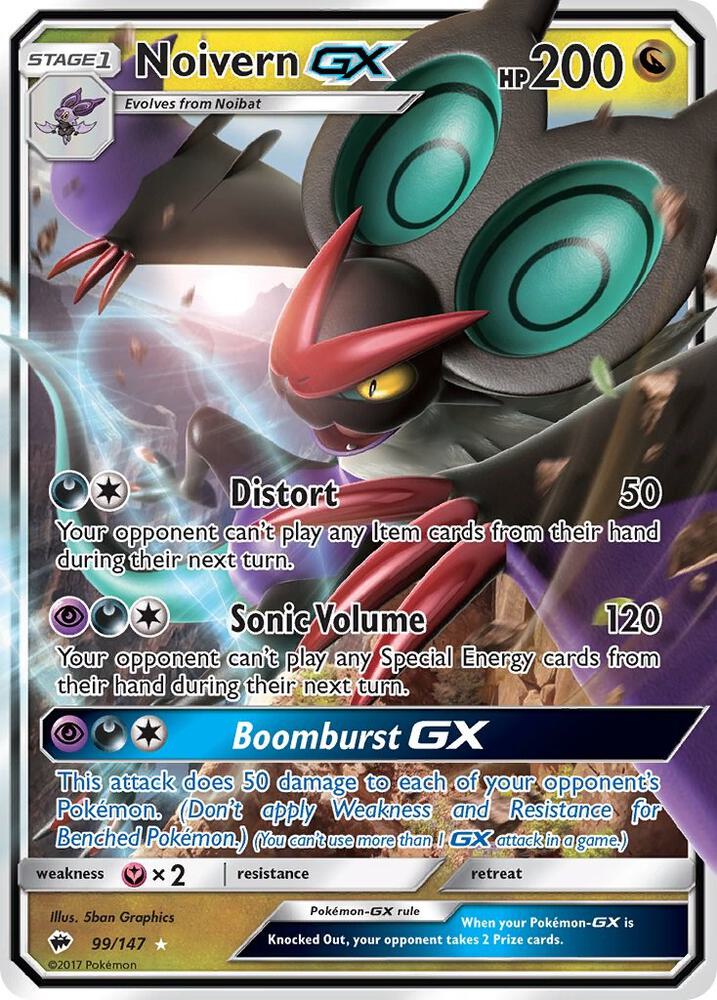 Noivern GX - SM - Burning Shadows (SM03)