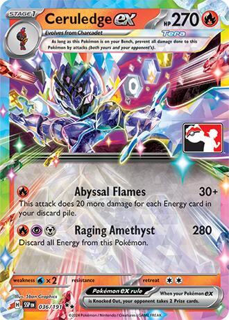 Ceruledge ex - Prize Pack Series Cards