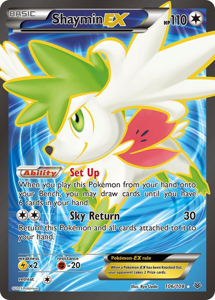 Shaymin EX (106 Full Art) - XY - Roaring Skies (ROS)