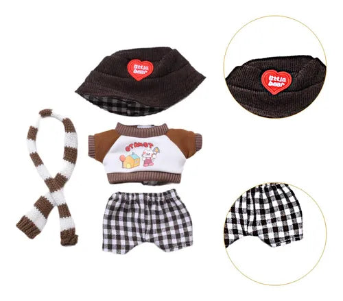 Conjunto de ropa y accesorios de labubu 💖
