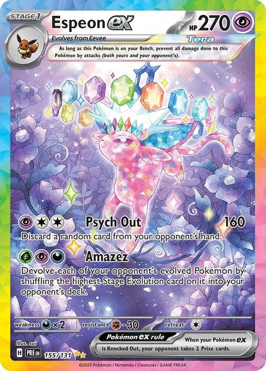 Espeon ex - 155/131 - SV: Prismatic Evolutions (PRE)