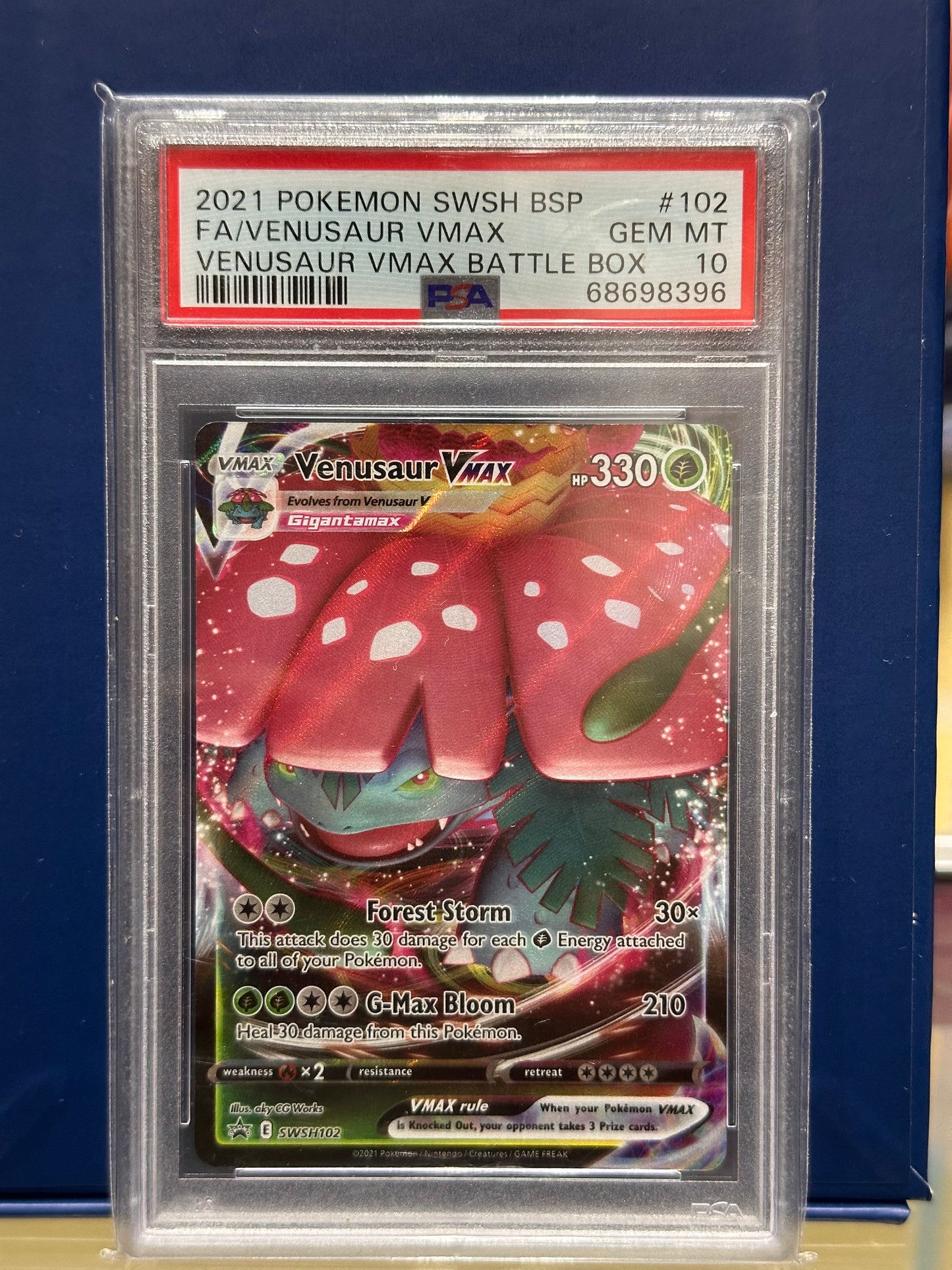 Venusaur VMAX #SWSH102 Pokemon Promo PSA 10