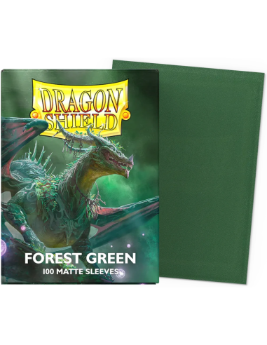 Sleeves Dragon Shield Forest Green