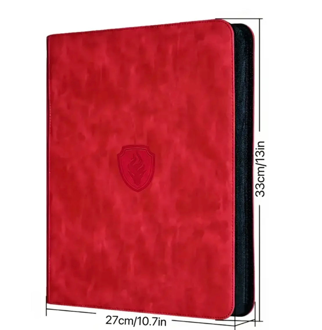 Binder fabmaker de cuerina con ziper para 360 cartas