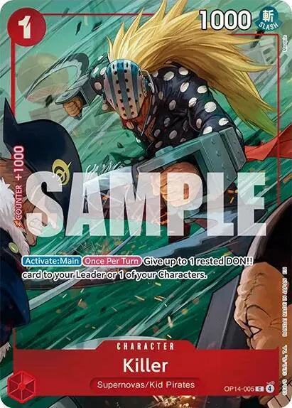 Killer (One Piece Card Game Illustration Box Vol. 8) One Piece Promotion Cards C OP14-005