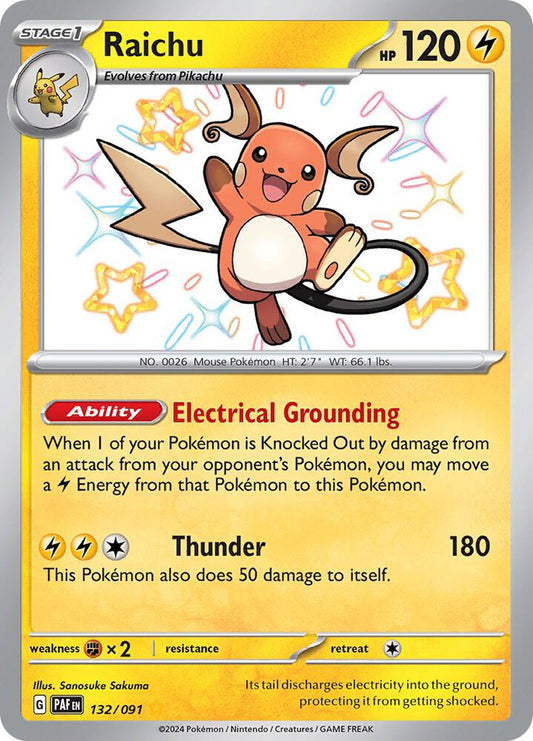 Raichu - 132/091 - SV: Paldean Fates (PAF)