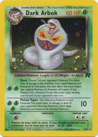 Dark Arbok (2) - Team Rocket (TR)