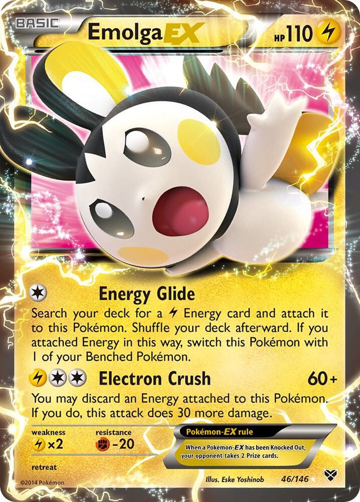 Emolga EX - XY Base Set (XY)